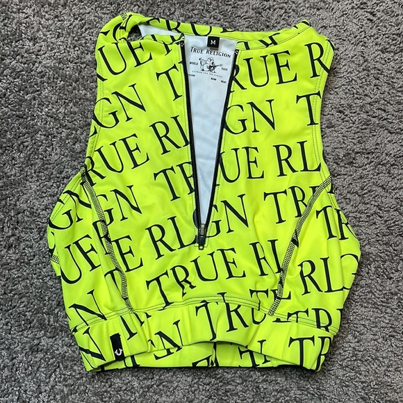 rare true religion neon top - Picture 4 of 7